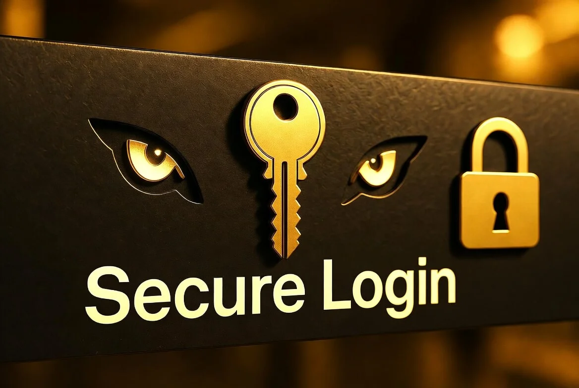 Secure Wolf Winner Casino login screen on a laptop